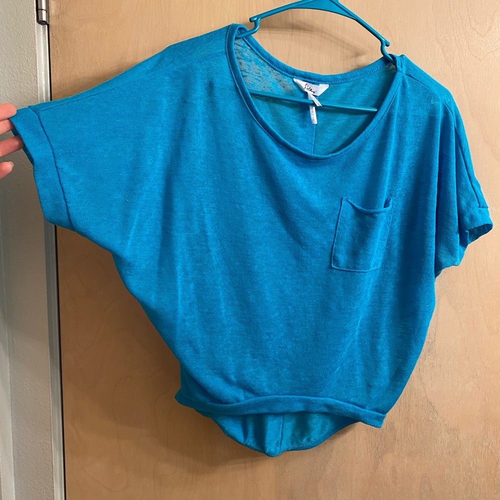 Loose Blue Top - Picture 3 of 5